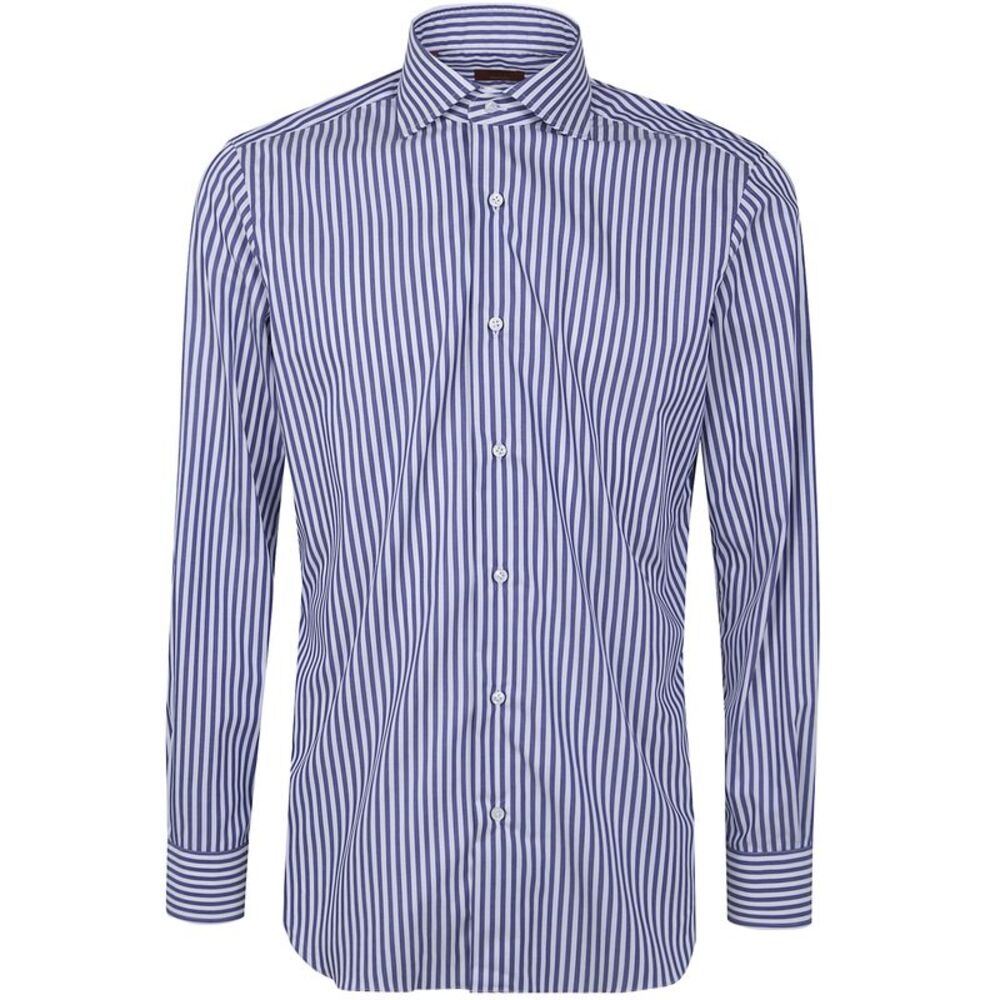 Barba Napoli Men Classic Popeline Stripes Shirt